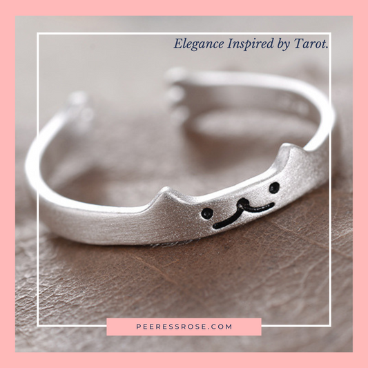 SR003-Cute cat tail ring