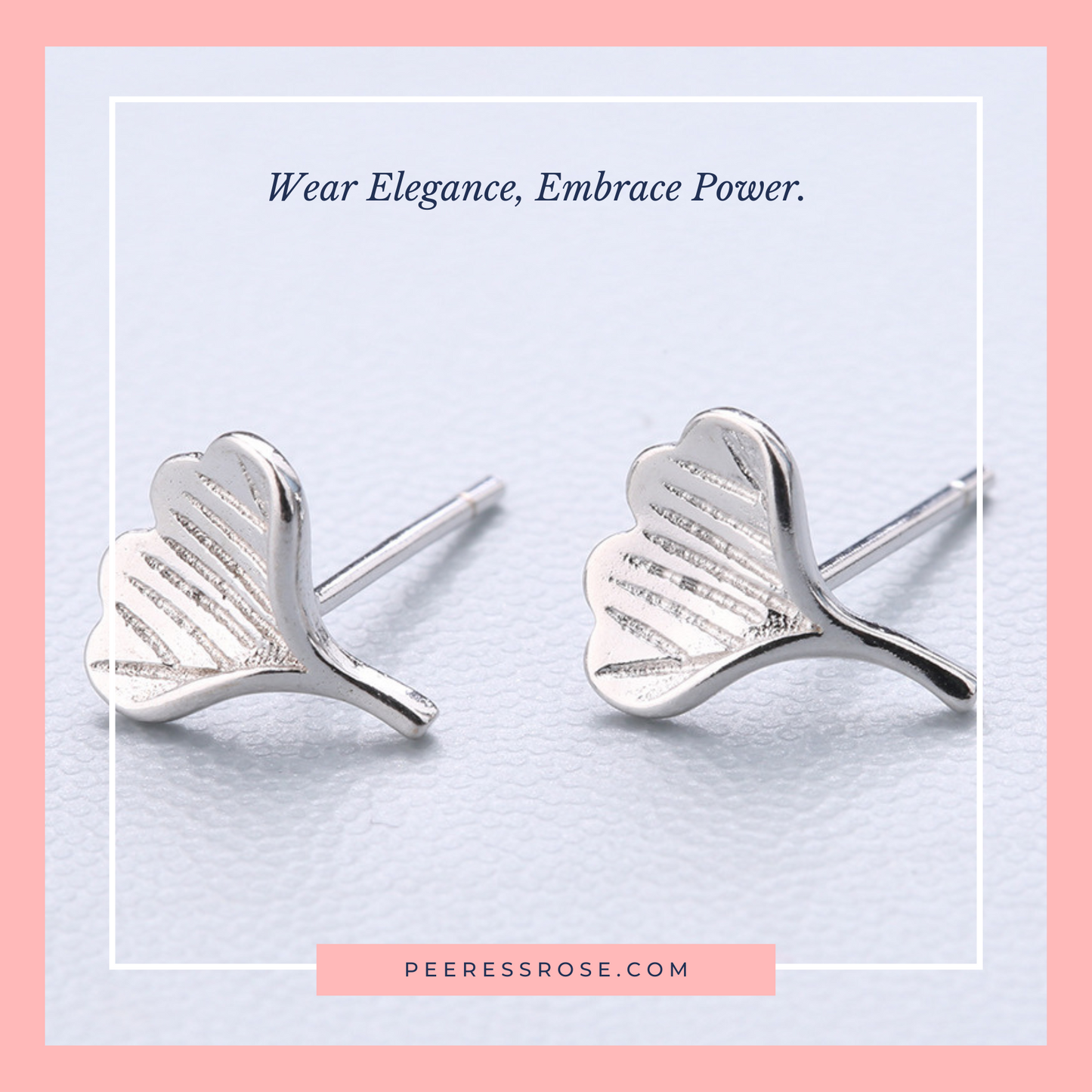 SE007-Ginkgo Leaf Earrings