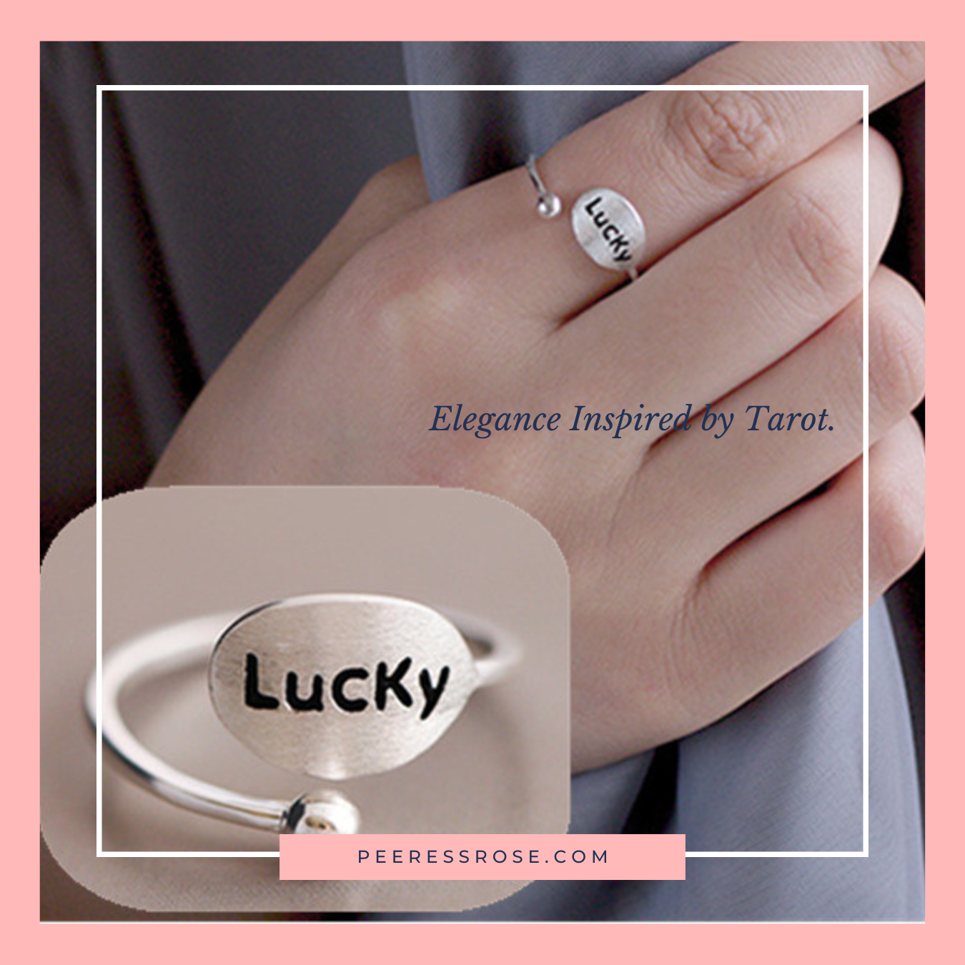SR005-LUCKY Open Ring