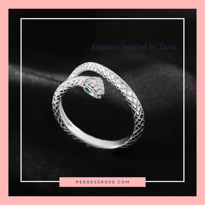 SR006-Open design snake ring