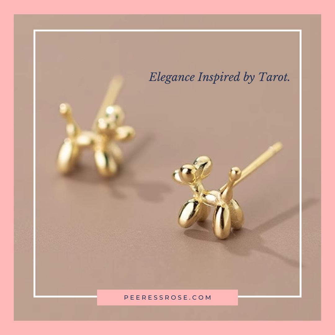 SE010-Balloon Dog Earrings