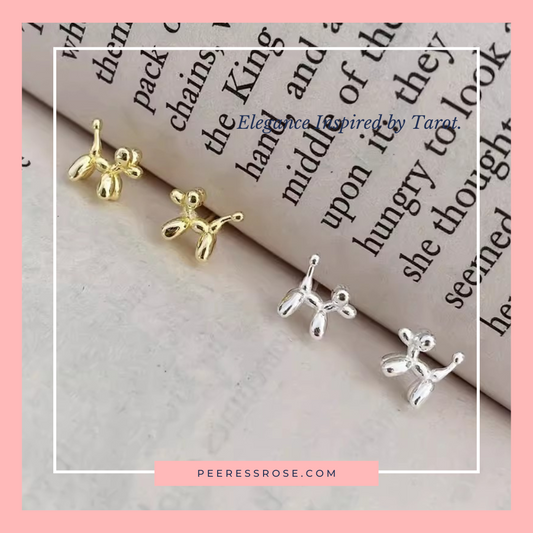 SE010-Balloon Dog Earrings