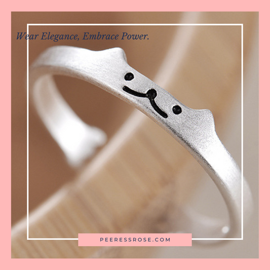 SR003-Cute cat tail ring