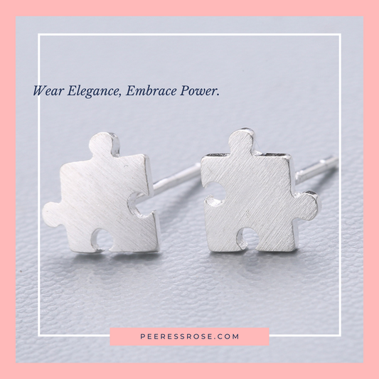 SE006-Puzzle Piece Earrings