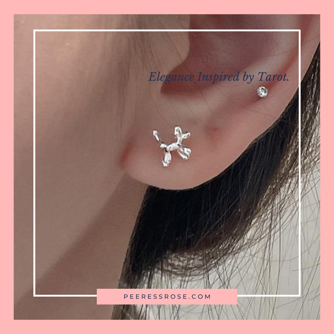 SE010-Balloon Dog Earrings