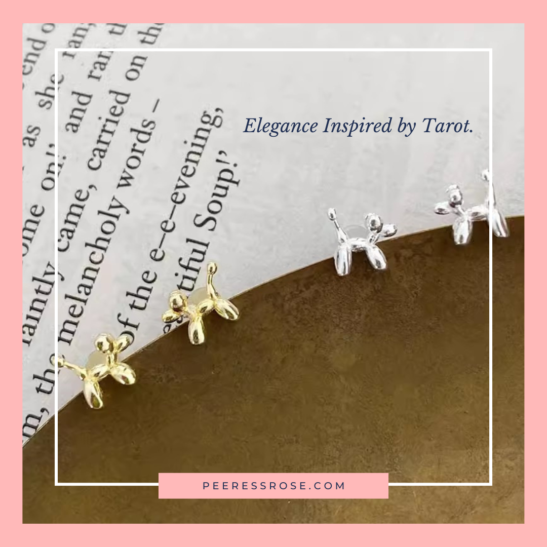 SE010-Balloon Dog Earrings