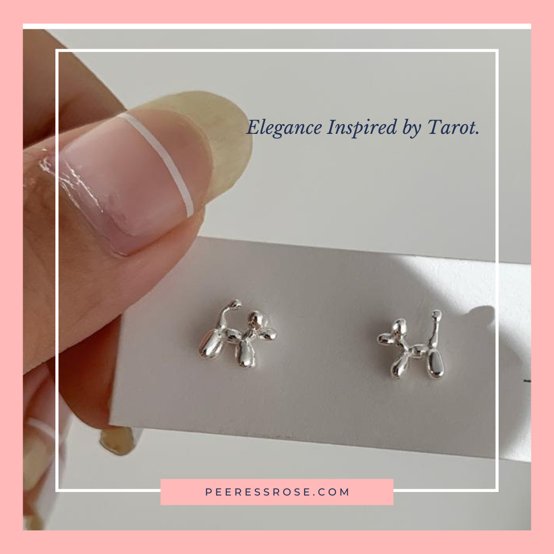 SE010-Balloon Dog Earrings